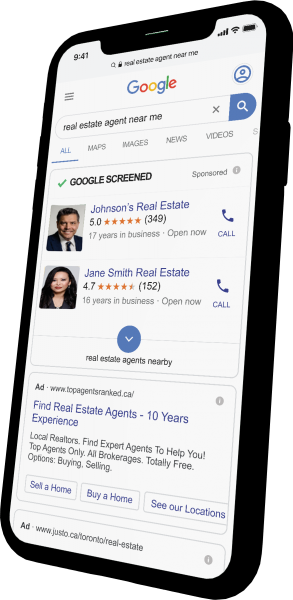 Google Screened Ads
