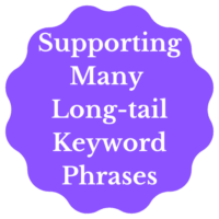 Supporting many long-tail keyword phrases