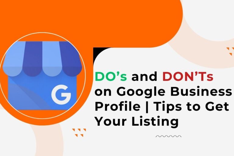 DO’s and DON’Ts on Google Business Profile