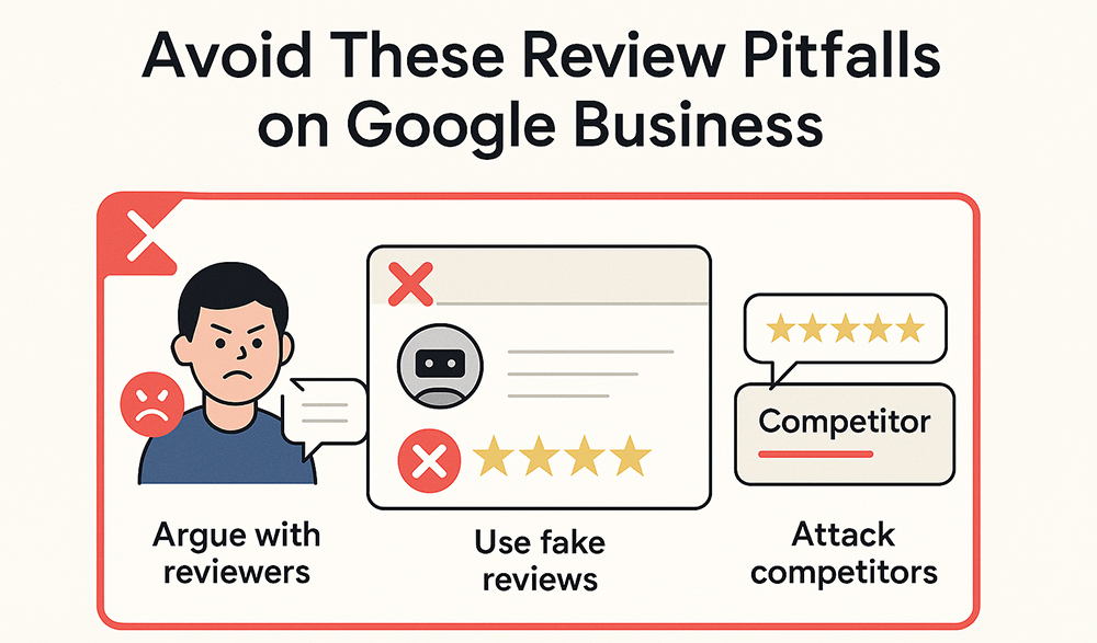 Avoid these review pitfalls on google business