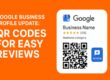 QR Codes for Easy Reviews
